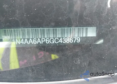 2016 Nissan Maxima 3.5 Sl из США, поврежденный, VIN 1N4AA6AP6GC438679